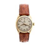 ROLEX Oyster Precision: men's 10K gold wristwatch ref. 6022, 1951