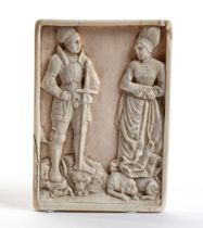 Carved ivory plaque Germany, early 16th century