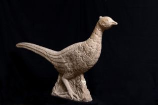 An Italian pink limestone bird Spoleto, mid-14th century