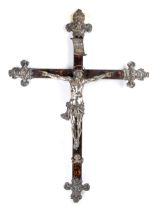 Silver Crucifix with tortoiseshell cross Italy (?), late 18th century