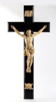Carved ivory Crucifix North Europe, 1827