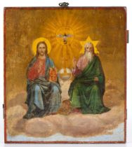 Russia icon depicting the Holy Trinity 19th century