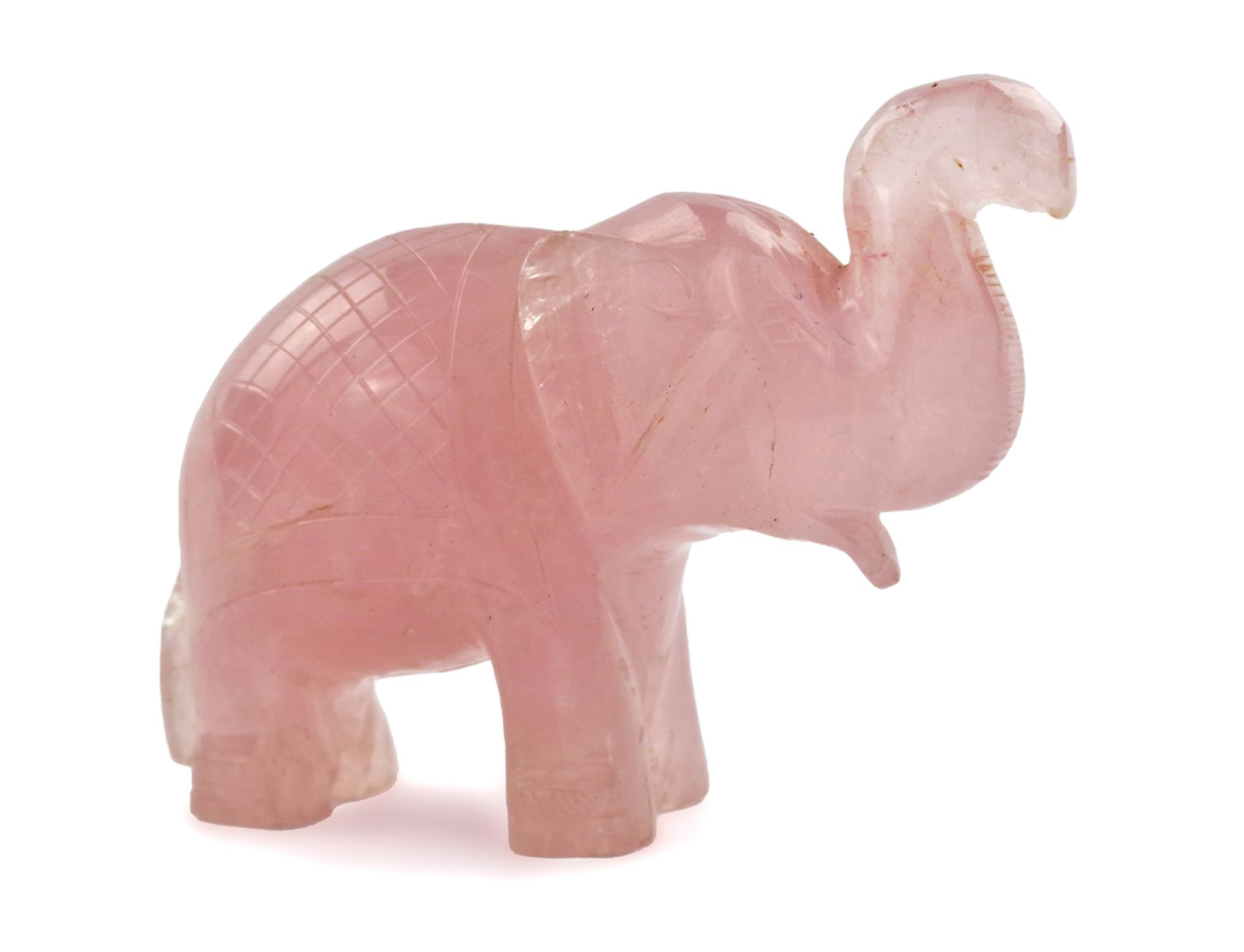 ELEPHANT EN QUARTZ ROSE