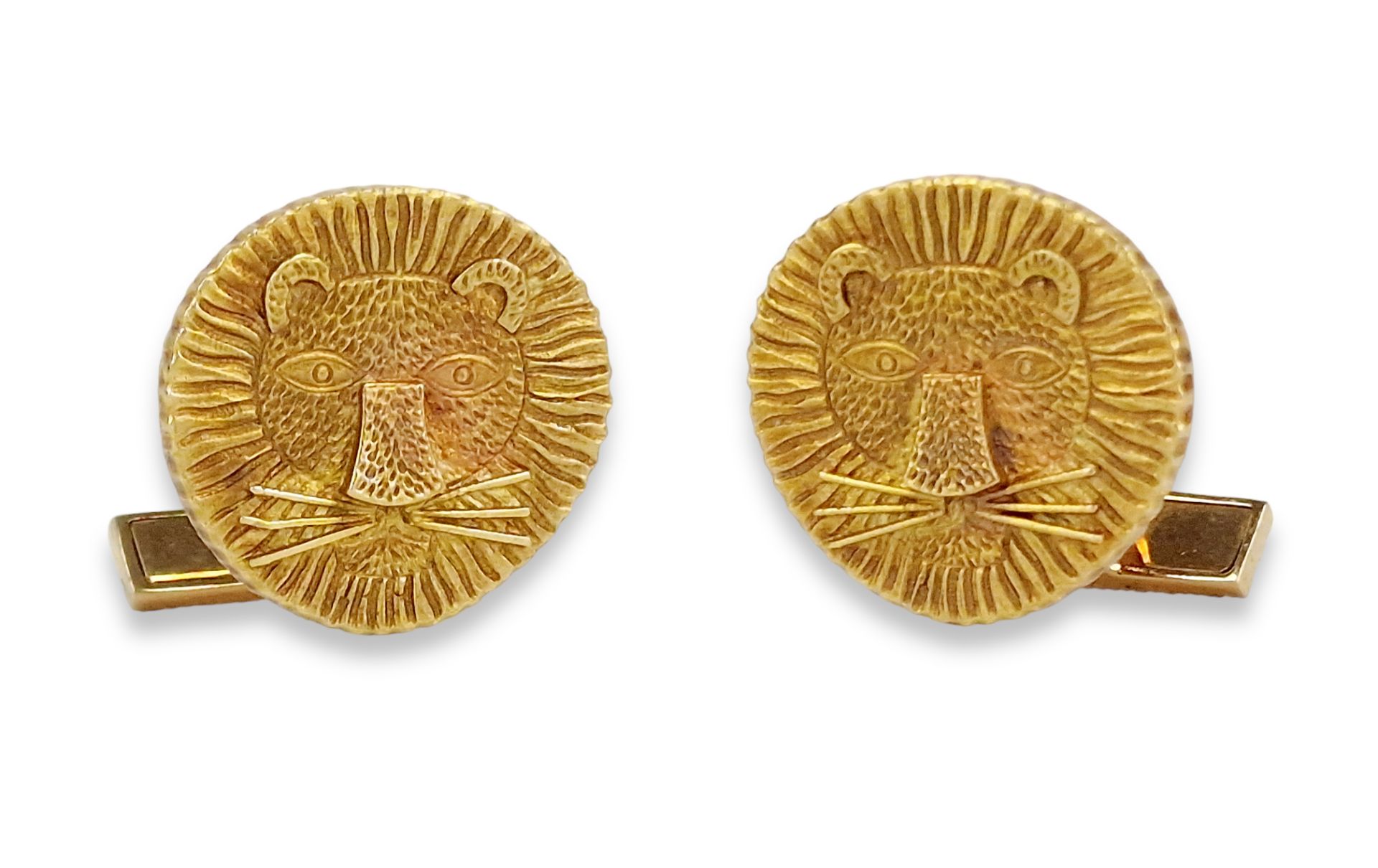 PAIRE DE BOUTONS DE MANCHETTE LION