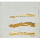 MIKE FITZHARRIS, 'Coastal Series 1', Oil on canvas laid on board, 12 x 12cm,