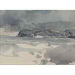 Hector McDonnell RUA (b.1947) Glenarm Bay Watercolour, 12 x 16.5cm Signed, inscribed and dated