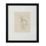 John Luke RUA (1906-1975) Head Study Pencil, 15.2 x 11.5cm Provenance: The Artist's Studio