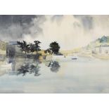 CLARE CRYAN (b.1936) The Passing Cloud Watercolour