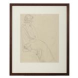 John Luke RUA (1906-1975) Study of a Seated Woman Pencil, 28 x 22cm Provenance: The Artist's