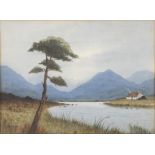 W.F COOPER West of Ireland Landscape Watercolour, 26 x 35.5cm