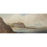Joseph William Carey RUA (1859-1937) Howth Harbour Watercolour, 18 x 43cm (7 x 17") Signed and