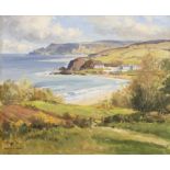 Maurice C. Wilks RUA ARHA (1910-1984) Cushendun Bay, Co. Antrim Oil on canvas, 50.5 x 60.