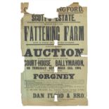 SCOTT'S ESTATE - FATTENING FARM DAN FLOOD & BRO auctioneers, Courthouse, Ballymahon on Thursday