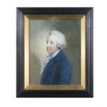 HUGH DOUGLAS HAMILTON (1739-1808) Portrait of John Ponsonby (1713 - 1787), small half length