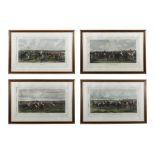 A SET OF FOUR FORES’S NATIONAL SPORTS After J.F. Herring (Racing plates I to IV) Engravings,