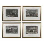A SET OF FOUR FORES’S STABLE SCENES Harris after J.F Herring Engravings, 53.5 x 75cm (4)