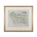 GERARD MERCATOR (1512 - 1594) 'Irlanda Regnum' Engraved map, 330 x 420mm 1621 edition published