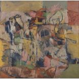 RICHARD GORMAN RHA (b.1946) Nublid (Milan 1991/2) Oil on canvas, 120 x 120cm (47¼ x 47¼") Signed