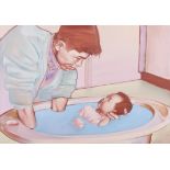 SHANE BERKERY The Bath Oil on canvas, 70 x 100cm Inscribed 'SKB 2018' verso Provenance: With