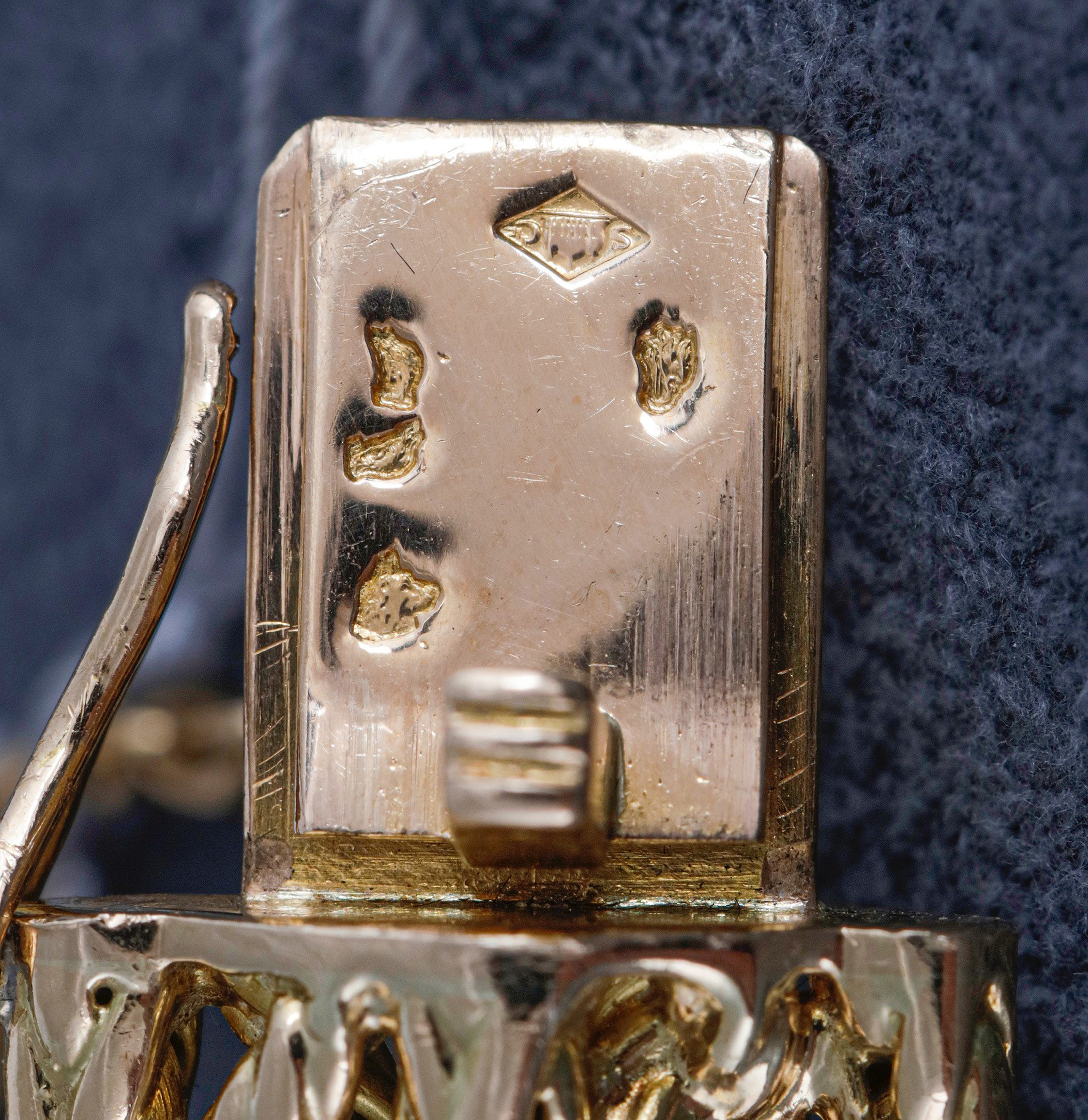 A RARE DIAMOND AND GOLD BRACELET, BY STERLÉ, CIRCA 1950 The flexible bracelet designed as - Image 8 of 8