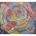 Harry Kernoff RHA (1900-1974) 'Cyclotron' Mixed media on board, 50 x 55.5cm (19¾ x