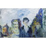 Jack Butler Yeats RHA (1871-1957) Near the Docks (1945) Oil on panel, 23 x 35.5cm (9 x