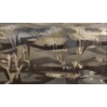 Nevill Johnson RUA (1911-1999) Landscape (1957) Oil on board, 26.7 x 45.8cm (10.