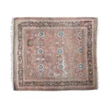 A 'HERIZ' STYLE CARPET 200 x 200cm the central reserve woven with guls and geometric patterns