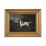 LATE 18TH/EARLY 19TH CENTURY SCHOOL Dog Carrying Pheasant in a Wooded Landscape Oil on canvas,