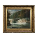 S. ROWAN WATSON Waterfall Oil on canvas, 64 x 77cm Signed