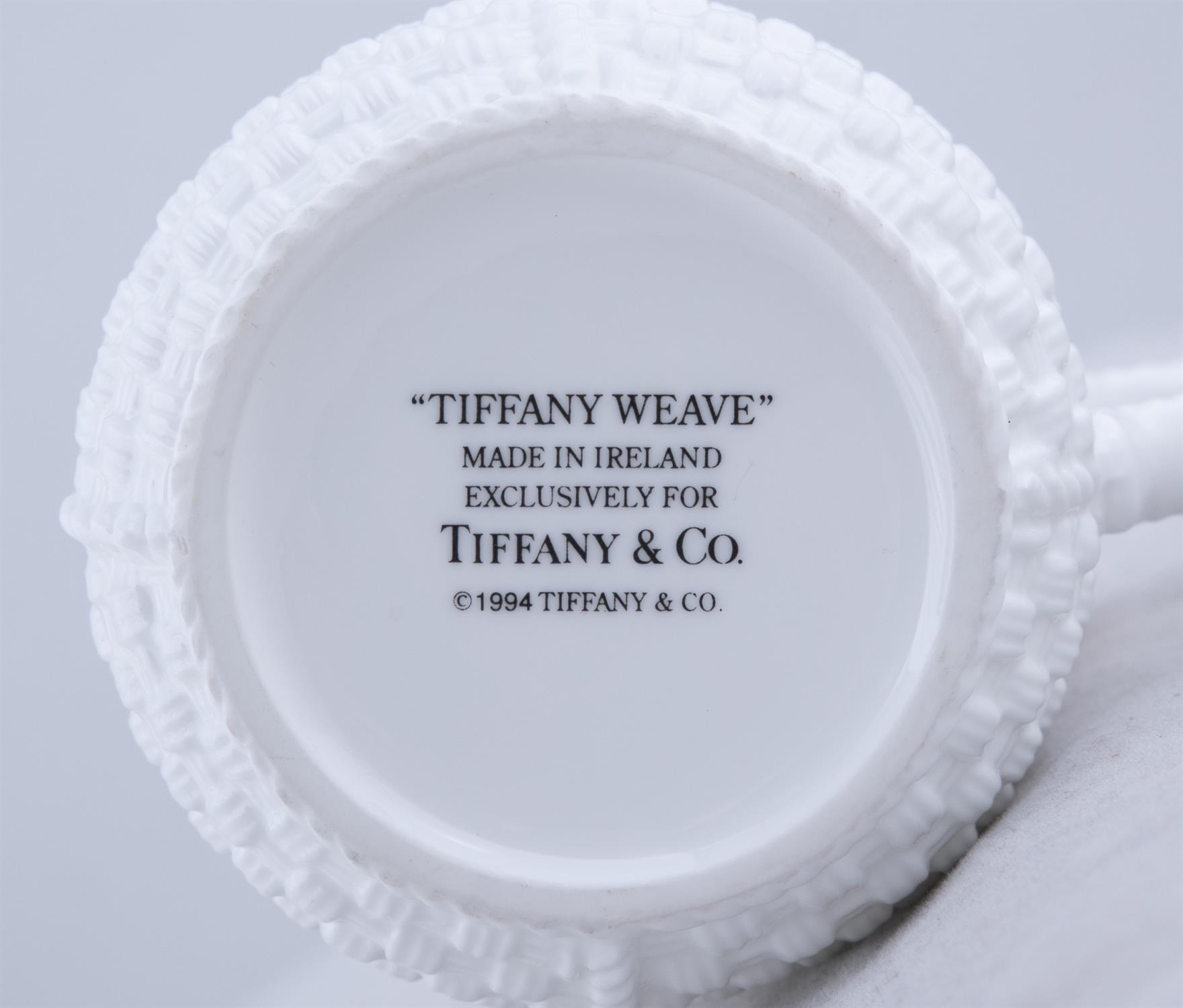 A SET OF FOUR 'TIFFANY WEAVE' MUGS BY TIFFANY & CO. - Image 2 of 2