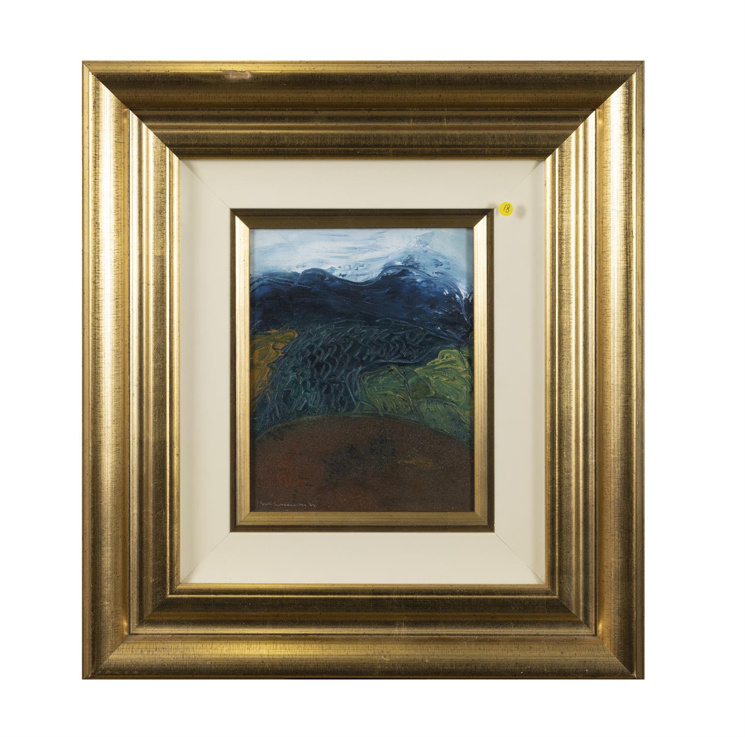 Seán McSweeney HRHA (1935-2018) Landscape Oil on canvas, 25 x 20cm Signed and dated (19)'86 - Image 2 of 4