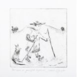 SIOBHAN CUFFE Far Have we Journeyed Together Drypoint, 24 x 24cm Edition 2/20 Signed and