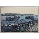 CUALA PRESS, AFTER JACK B. YEATS Island people and sailing, a pair Hand coloured prints,