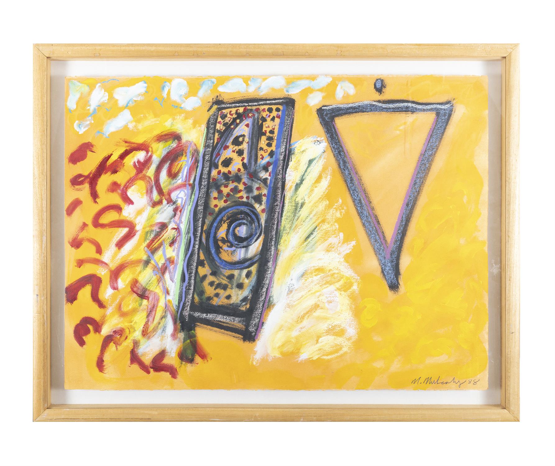 Michael Mulcahy (b.1952) Dugon Door Mixed media, 54 x 75cm Signed and dated '88 - Image 2 of 4