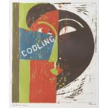 MICHAEL KANE (B. 1935) Codling Screen print, 32 x 27cm Signed, dated '77 and numbered