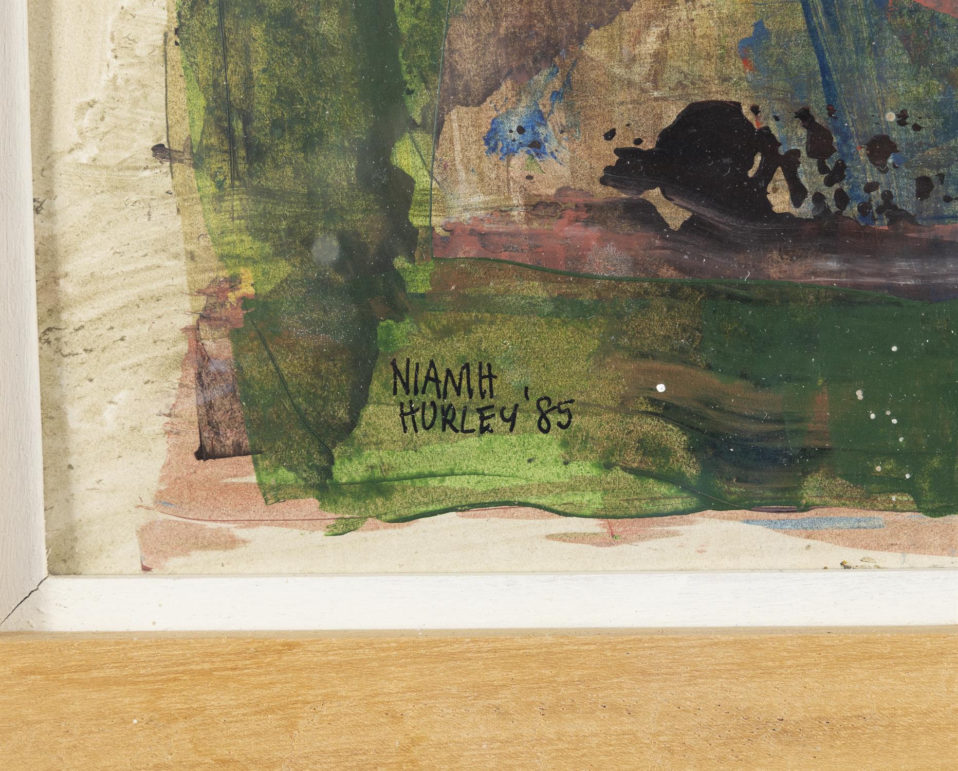 Niamh Hurley (20th Century) Fallout Mixed media on board, 61.5 x 50cm Signed and dated - Image 3 of 4