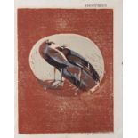 DIETRICH BLODAU (20th CENTURY) Two Birds Lithograph, 40 x 31cm Signed, inscribed and