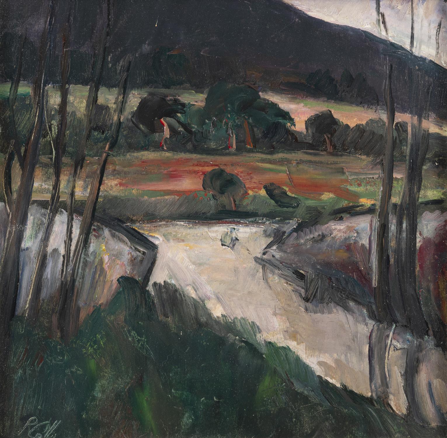 Peter Collis RHA (1929-2012) Wicklow Landscape Oil on canvas, 28 x 28cm (11 x 11") Signed