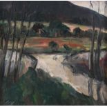 Peter Collis RHA (1929-2012) Wicklow Landscape Oil on canvas, 28 x 28cm (11 x 11") Signed