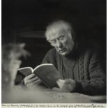 JOHN MINIHAN (B.1946) Seamus Heaney photographed in his Dublin home on the occasion of his