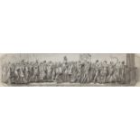 WILLIAM HENRY BROOKE ARHA (1772-1860) A Royal Procession, Pen, ink and wash,