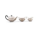 A SILVER TEA SERVICE Chester c.1913/1915, mark of George Nathan & Ridley Hayes,
