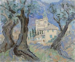 Letitia Marion Hamilton RHA (1878-1964) The Monastery, Valdemora Oil on canvas, 50.5 x 60.