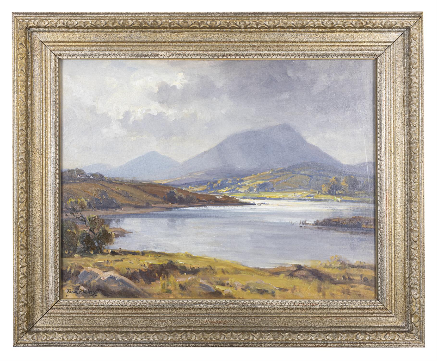 Frank McKelvey RHA (1895-1974) Muckish from Lackagh, Co. Donegal Oil on canvas, - Image 2 of 4