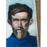 Harry Kernoff RHA (1900 - 1974) Portrait of the artist Sean Keating PPRHA Pastel,