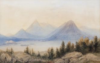 Andrew Nicoll RHA (1804 - 1886) Lower Lake, Glengariff Watercolour, 40 x 54cm (15¾ x