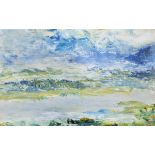 Jack Butler Yeats RHA (1871-1957) The Woods in The Bay / The Woods and The Bay (1955) Oil on