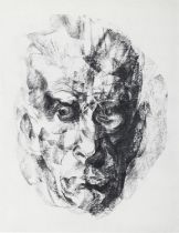 Louis Le Brocquy (1916-2012) Head of Beckett Lithograph, 30.5 x 23cm (12 x 9") Edition 11/40