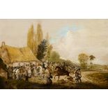 William Sadler II (1782 - 1839) Return of The Wedding Party Oil on panel, 21 x 32cm (8¼ x 12½")